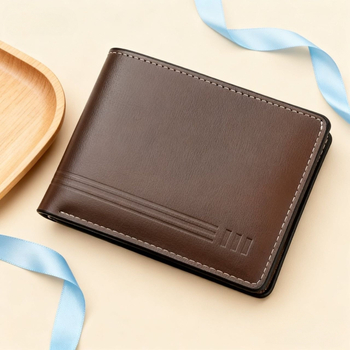 Vyrų piniginė su keliomis kortelių kišenėmis — PU oda, poliesterio įdaila, miesto minimalistinis stilius, daugiafunkcinė, apsauga nuo vagių ir sukčiavimo, 2023 m. žiema