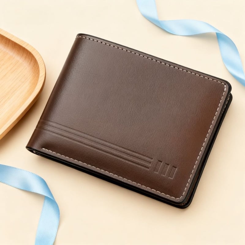 Vyrų piniginė su keliomis kortelių kišenėmis — PU oda, poliesterio įdaila, miesto minimalistinis stilius, daugiafunkcinė, apsauga nuo vagių ir sukčiavimo, 2023 m. žiema