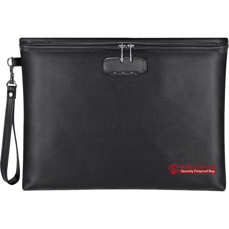 Огнеупорна папка за документи - фибростъкло, унисекс дизайн, запечатана водоустойчива, устойчива на високи температури, удебелено съхранение на документи