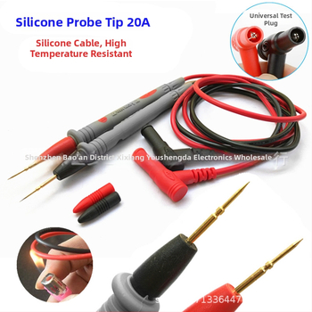 Multimeetri testproov 20A, silikoonist isolatsiooniga, testimiseks