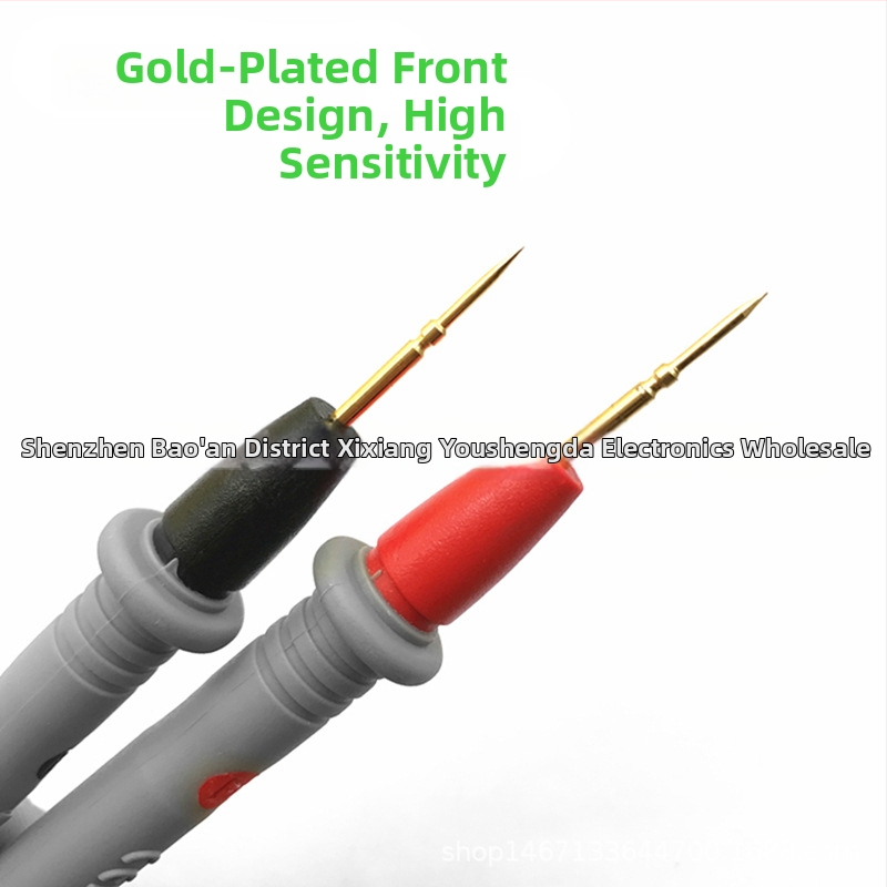 Multimetra pārbaudes sonda, 20A, silikona izolācija, pārbaude ar multimetru