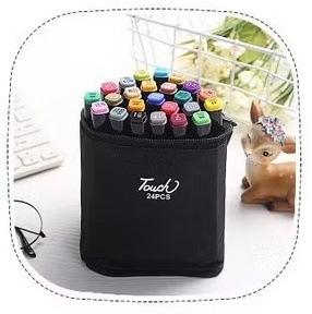 Учебен комплект маркери - двустранни маслени маркери за изкуство - марка Spanish