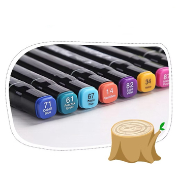 Учебен комплект маркери - двустранни маслени маркери за изкуство - марка Spanish