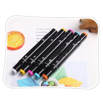 Учебен комплект маркери - двустранни маслени маркери за изкуство - марка Spanish