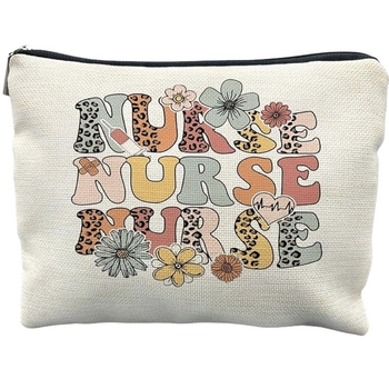 Козметична чанта от канва, водоустойчива, подплата полиестер, преносима, с аниме принт