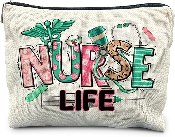 Козметична чанта от канва, водоустойчива, подплата полиестер, преносима, с аниме принт