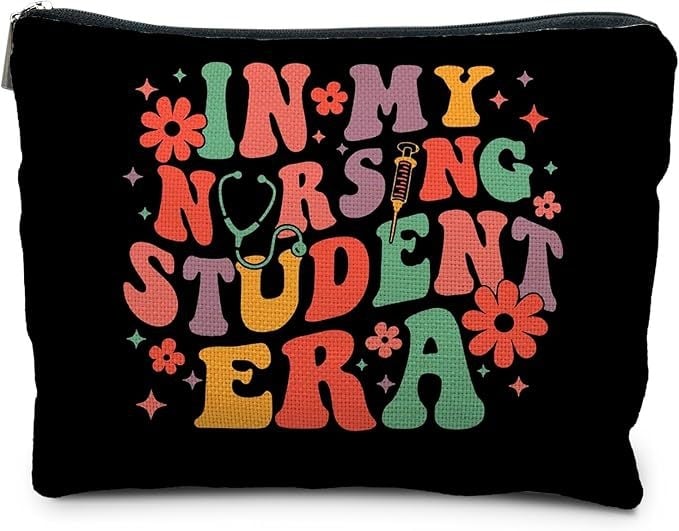 Козметична чанта от канва, водоустойчива, подплата полиестер, преносима, с аниме принт