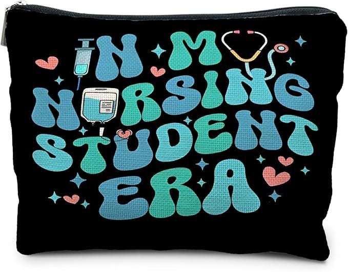 Козметична чанта от канва, водоустойчива, подплата полиестер, преносима, с аниме принт