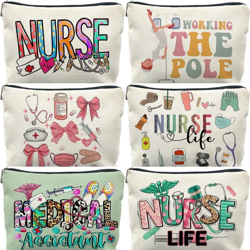 Козметична чанта от канва, водоустойчива, подплата полиестер, преносима, с аниме принт