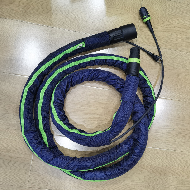 Комплект аксесоари за прахосмукачка: ръкав за тръба, платнен ръкав за маркуч за прах, комплект за сухо шлайфане, двоен защитен ръкав