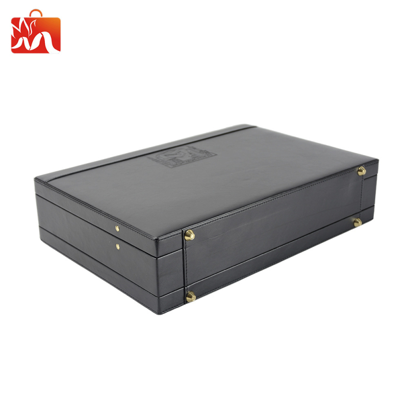 Misha Mei PU кожен бизнес куфар за документи, стил за делово пътуване, функционален