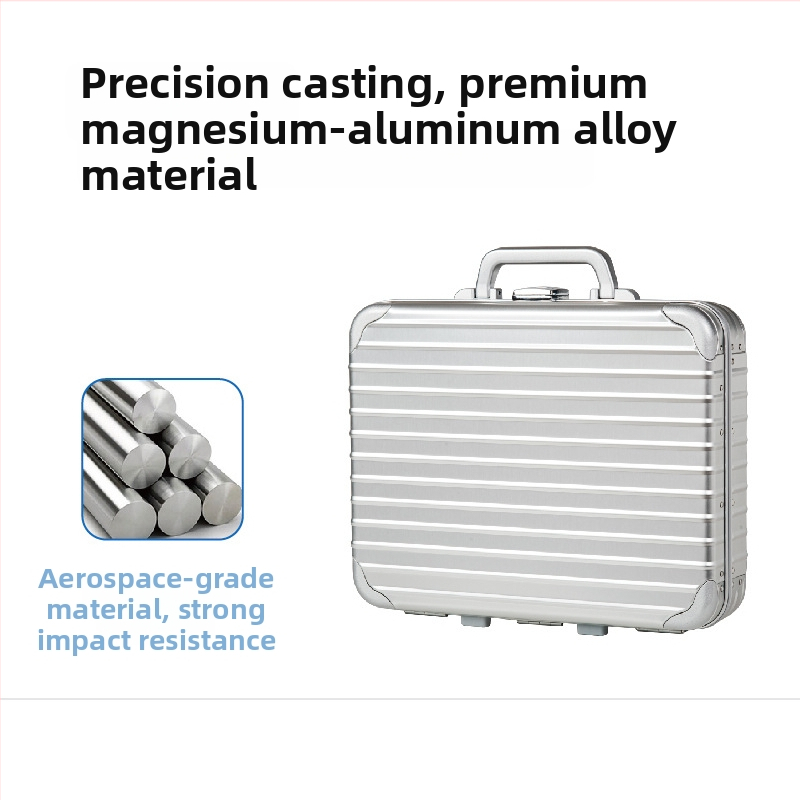 Куфар за багаж от алуминиева-магнезиева сплав, водоустойчив, ултралек, износоустойчив и защита срещу кражба