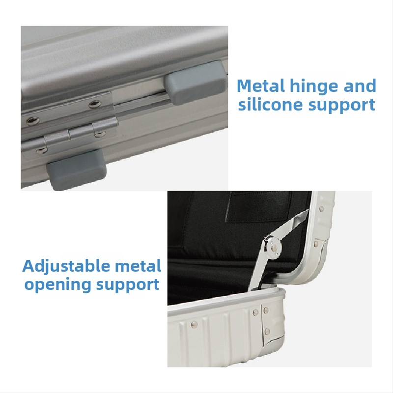 Куфар за багаж от алуминиева-магнезиева сплав, водоустойчив, ултралек, износоустойчив и защита срещу кражба