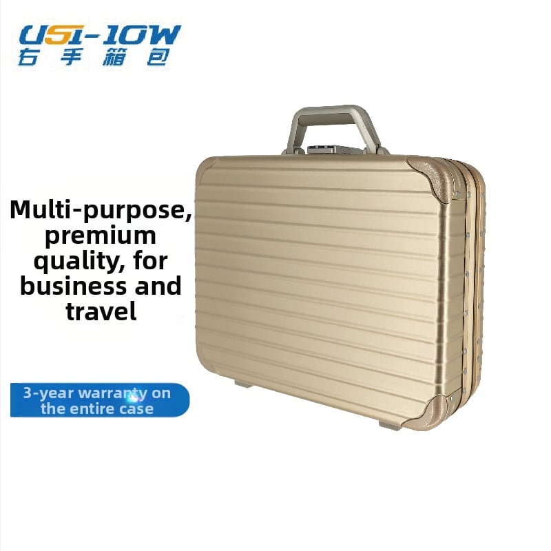 Куфар за багаж от алуминиева-магнезиева сплав, водоустойчив, ултралек, износоустойчив и защита срещу кражба