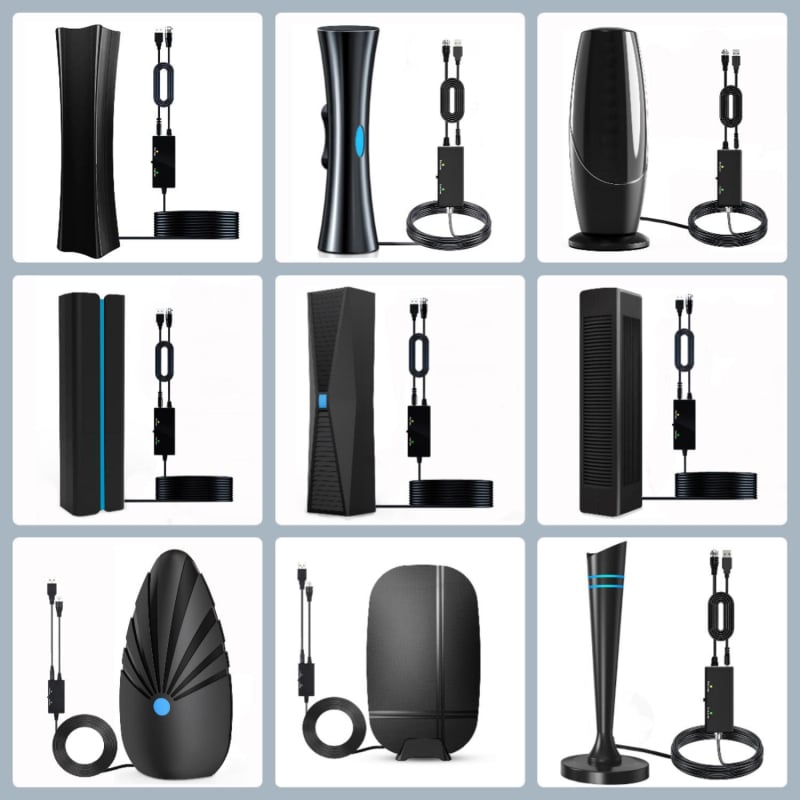 Телевизионна антена HDTV, наземна, за вътрешно и външно използване, приемане на високодефиниран цифров сигнал