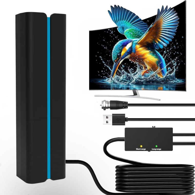 Телевизионна антена HDTV, наземна, за вътрешно и външно използване, приемане на високодефиниран цифров сигнал