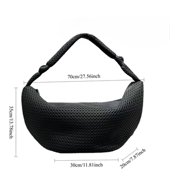 Nailonist naiste crossbody kott — linnalise lihtsuse stiil, horisontaalse ruudu kujuga, tõmblukk, mobiiltelefoni tasku