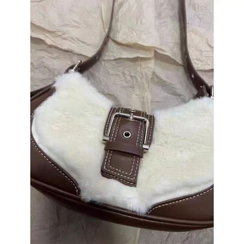 Τσάντα PU crossbody, με ένα λουρί, κλείσιμο με φερμουάρ, εσωτερική θήκη για κινητό, στυλ δρόμου