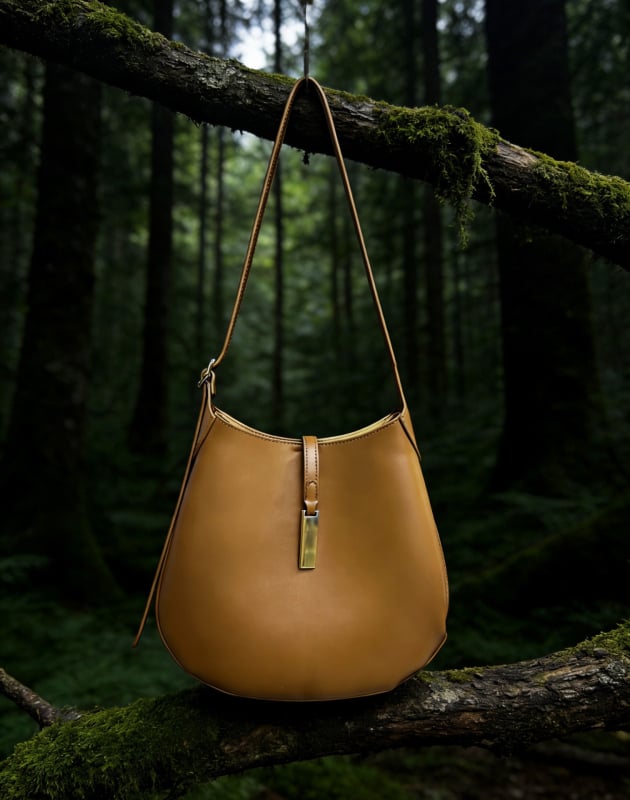 Dumpling bag за жени с дизайн за подмишница, материал супер влакна, PU подплата, магнитно затваряне, джоб за мобилен телефон