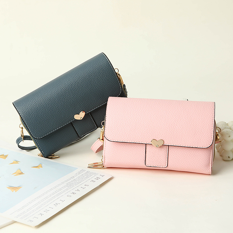 Μίνι τετράγωνη τσάντα PU, κλείσιμο με λουκέτο, εσωτερική θήκη με φερμουάρ και θήκη για κινητό, μία ιμάντα ώμου, οριζόντιο τετράγωνο σχήμα, Άνοιξη 2025