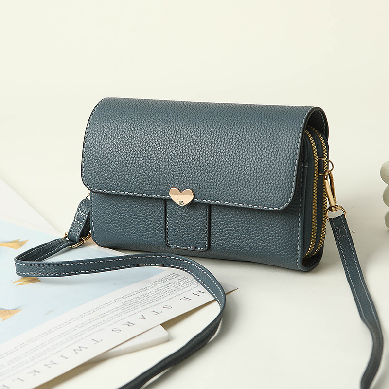 Μίνι τετράγωνη τσάντα PU, κλείσιμο με λουκέτο, εσωτερική θήκη με φερμουάρ και θήκη για κινητό, μία ιμάντα ώμου, οριζόντιο τετράγωνο σχήμα, Άνοιξη 2025