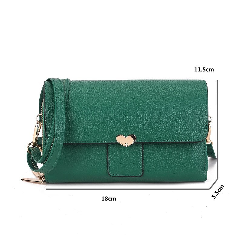 Μίνι τετράγωνη τσάντα PU, κλείσιμο με λουκέτο, εσωτερική θήκη με φερμουάρ και θήκη για κινητό, μία ιμάντα ώμου, οριζόντιο τετράγωνο σχήμα, Άνοιξη 2025