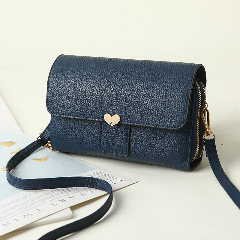 Μίνι τετράγωνη τσάντα PU, κλείσιμο με λουκέτο, εσωτερική θήκη με φερμουάρ και θήκη για κινητό, μία ιμάντα ώμου, οριζόντιο τετράγωνο σχήμα, Άνοιξη 2025