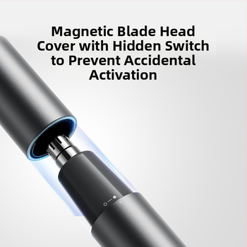 Meeste ninakarvade trimmer – roostevabast terasest tera, eraldatav ja loputatav pea, sisseehitatud laetav aku, väga pikk aku tööiga, kaasaskantav koduseks kasutamiseks