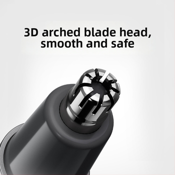 Meeste ninakarvade trimmer – roostevabast terasest tera, eraldatav ja loputatav pea, sisseehitatud laetav aku, väga pikk aku tööiga, kaasaskantav koduseks kasutamiseks