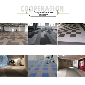 Kontori vaip PVC, ruuduline põrandamatt, masinane kudumine, polüpropüleeni kiud 51–60%