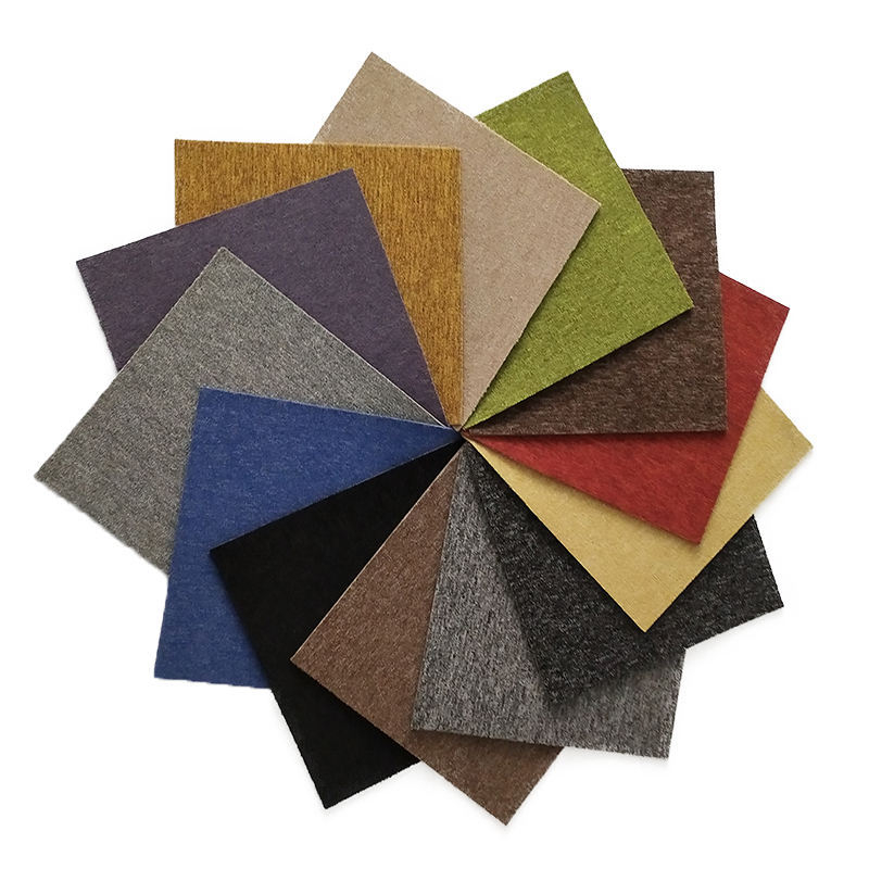 Офисен килим PVC, квадратен подов мат, машинно тъкана, полипропиленови влакна 51–60% съдържание