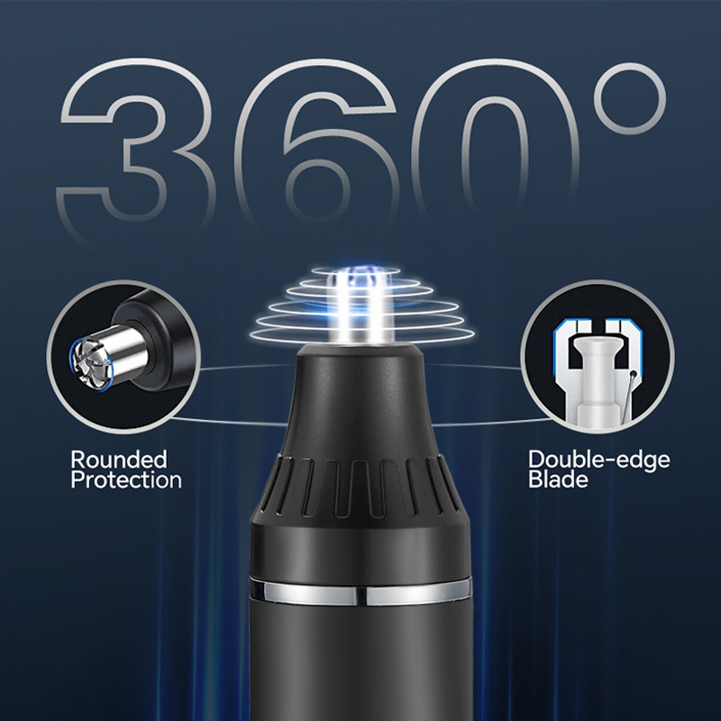 Elektriline ninatrimmer koos eemaldatava lõiketeraga, sisseehitatud laetav aku (100–300 mAh), aku tööiga rohkem kui 50 päeva