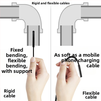 Android Type-C HD endoskoop – veekindel visuaalne sond kliimaseadmete, autoremont ja tööstuslike torude jaoks, mudel HK-5.5-T
