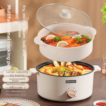 Fu xiaoguo Mudel F Kõigi funktsioonidega aurutamis-, praadimis- ja grillpott, mittekleepuv sisepõhi