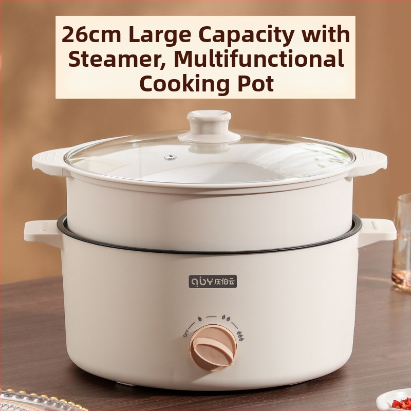 Fu xiaoguo Mudel F Kõigi funktsioonidega aurutamis-, praadimis- ja grillpott, mittekleepuv sisepõhi