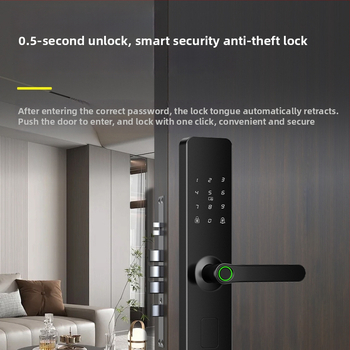 Nh3-5 Nutikas ukse-luku sõrjejälje lugeja – 100 sõrmejälje salvestus, 3 000 000 avamisi, skaneerimine <0,3 s, võltsitud tuvastamise kiirus 0,00001