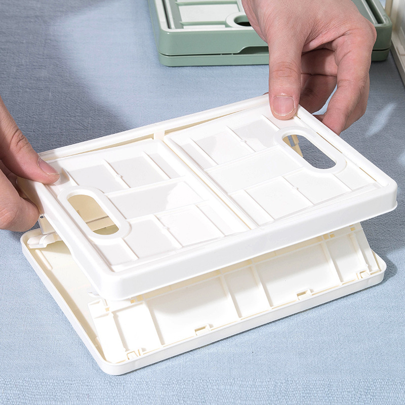 Plastikust kokkupandav ladustuskorv Xin Wan Ting, mudelid 7711/7722, mõeldud välitingimusteks, telkimiseks ja auto tagaosas korraldamiseks; sobib puuviljadele, köögiviljadele, kosmeetika- ja ehetele ning raamatutele.