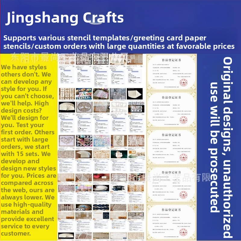 DIY iškirpimo šablonai: gėlių, gyvūnų ir vabzdžių serija, dekoratyvinės formos piešiniams ir graffiti; Medžiaga: PET; Importas: Ne; IP teisė: Ne