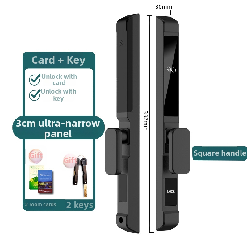 Замък за врати с пръстов отпечатък, модел QDA6, водоустойчив, за врати от алуминиева сплав, капацитет 100 отпечатъка, сканиране <0,5 s, процент фалшив прием 0,0001, диапазон -10°C до 75°C