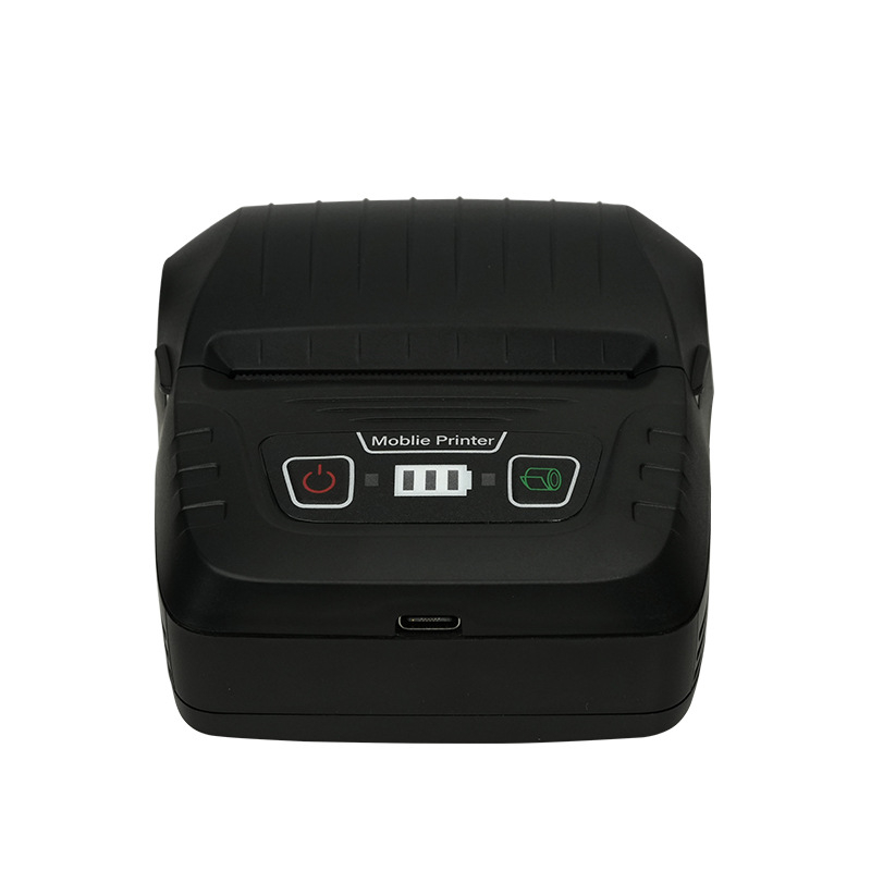 Преносим Bluetooth принтер за касови бележки с USB, термална хартия, ширина печати 20–55 мм, батерия 7.4V 2000mAh