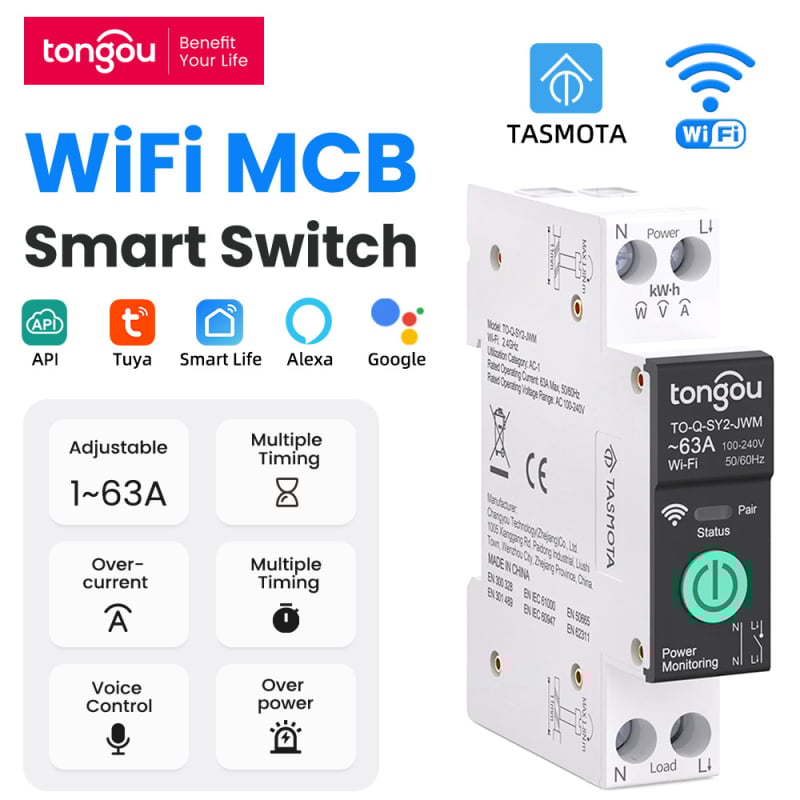 Tongou To-q-sy2-jwm ниско напрежение миниатюрен прекъсвач за индустриални/комерсиални/граждански разпределения на енергия и осветление