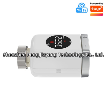 TRV801W Nutikas radiaatoriventil, Wi‑Fi, LED-digitaalne ekraan, DC 4.5V, toru paigaldus