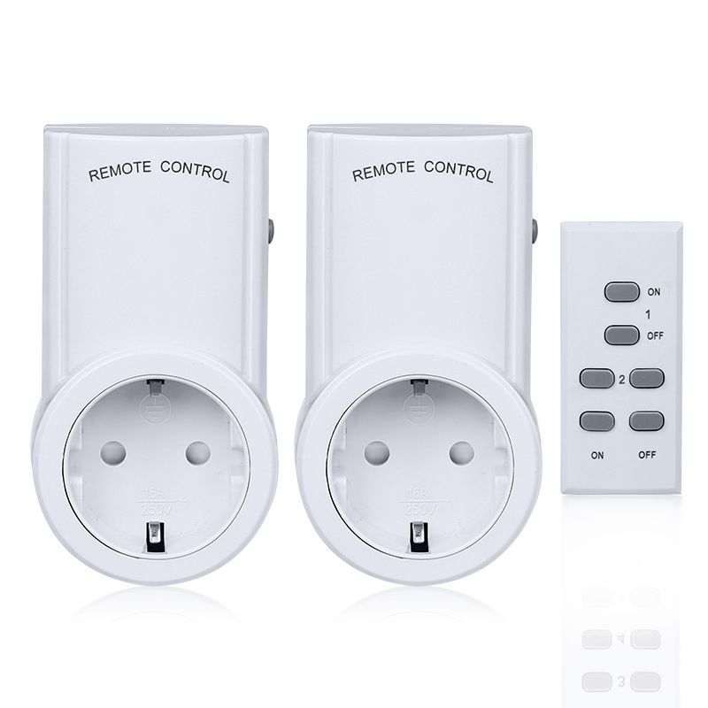 Европейски стандарт дистанционно управляван контакт с функция на учене, Eight Bar, CE, мед, 16A, 120V AC