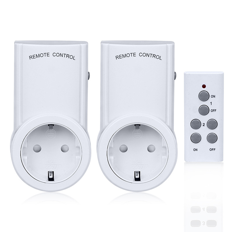 Европейски стандарт дистанционно управляван контакт с функция на учене, Eight Bar, CE, мед, 16A, 120V AC