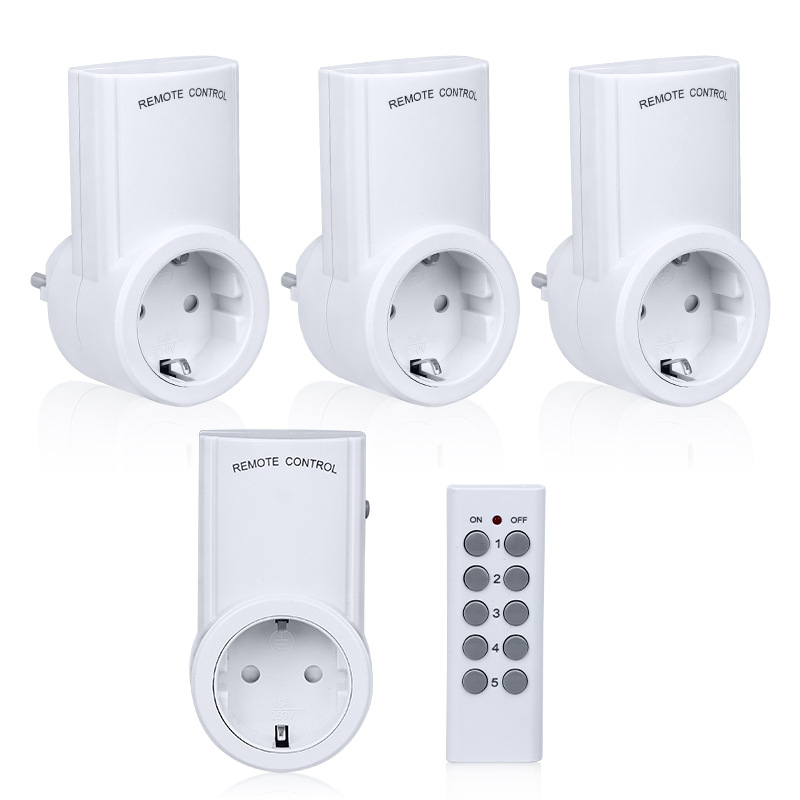 Европейски стандарт дистанционно управляван контакт с функция на учене, Eight Bar, CE, мед, 16A, 120V AC