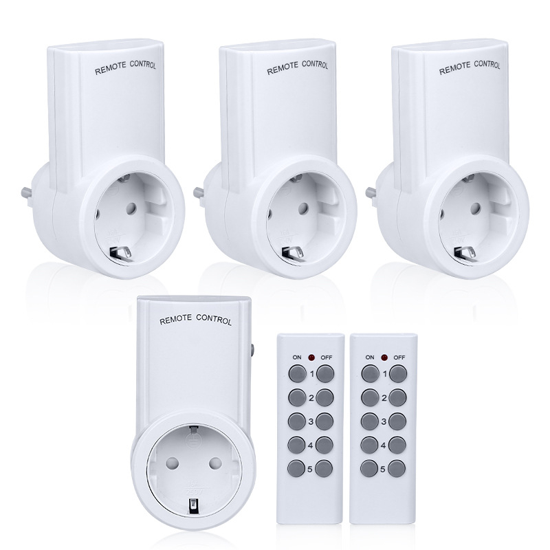 Европейски стандарт дистанционно управляван контакт с функция на учене, Eight Bar, CE, мед, 16A, 120V AC