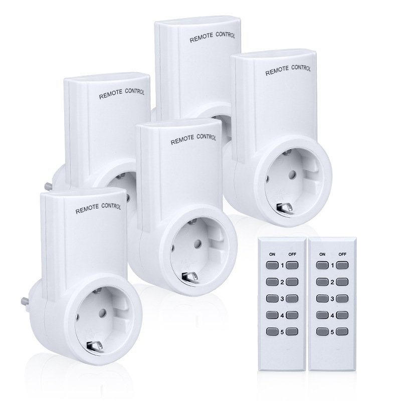 Европейски стандарт дистанционно управляван контакт с функция на учене, Eight Bar, CE, мед, 16A, 120V AC