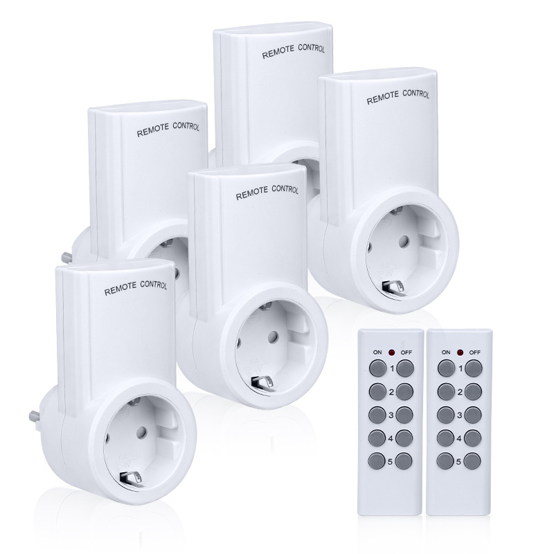 Европейски стандарт дистанционно управляван контакт с функция на учене, Eight Bar, CE, мед, 16A, 120V AC