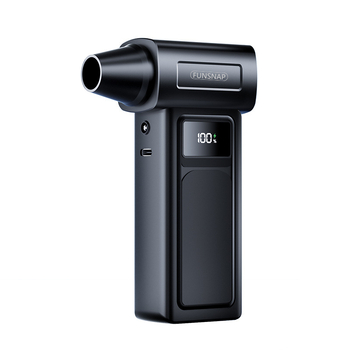 Ръчен турбо вентилатор, 4 скорости, безчетков двигател, вградена литиева батерия 2000–4000 mAh, шум 36–45 dB