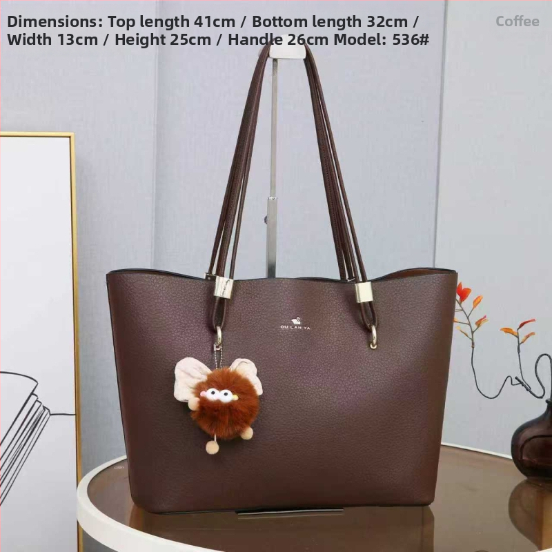 PU sieviešu Tote soma, vertikāla kvadrātveida forma, magnētiska aizdare, iekšējie kabatiņi ar rāvējslēdzēju un dokumentu kabatiņa, poliestera oderējums